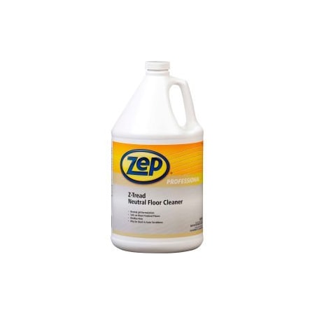 Amrep Zep Z-Tread Neutral Floor Cleaner, Gallon Bottle, 4 Bottles - 1041452 1041452